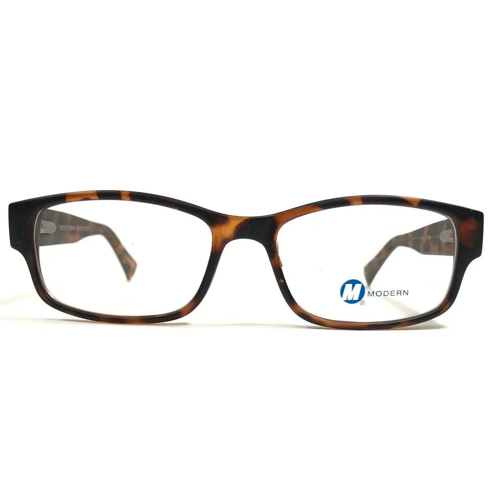 Modern Eyeglasses Frames URBAN TORTOISE MATTE Rectangular Full Rim 51-17-140